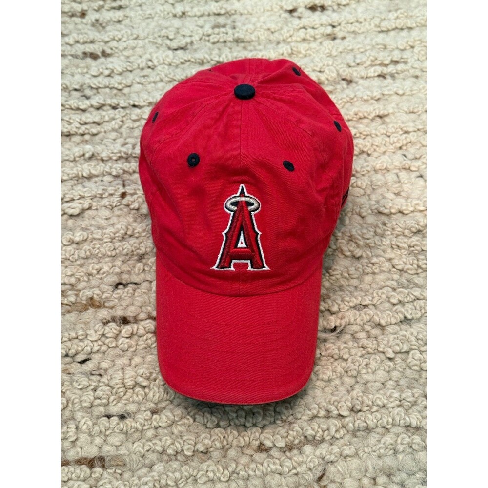 New Era Los Angeles Angels Red Adjustable One Size Fits All Baseball Hat Cap
